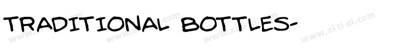 Traditional Bottles字体转换 Traditional Bottles字体转换